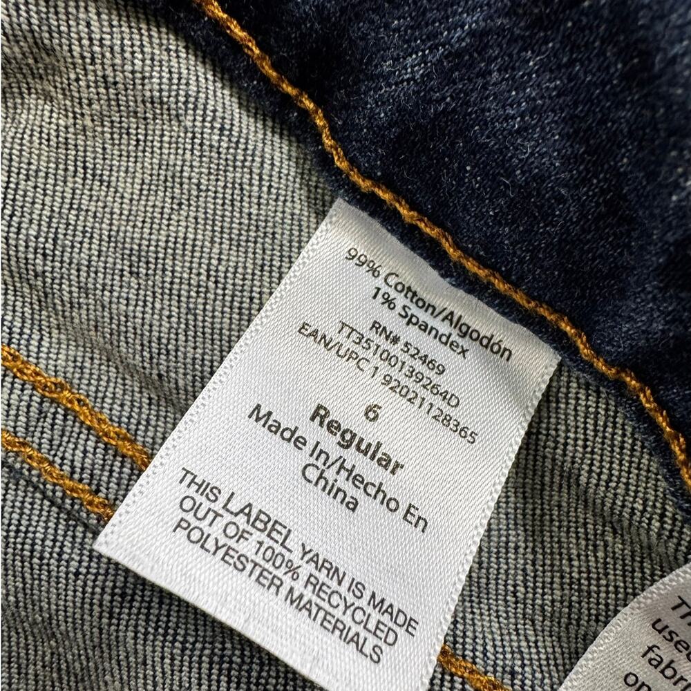 Time and Tru Blue Denim Jeans Womens 6 Regular Cotton Spandex - Picture 3 of 9